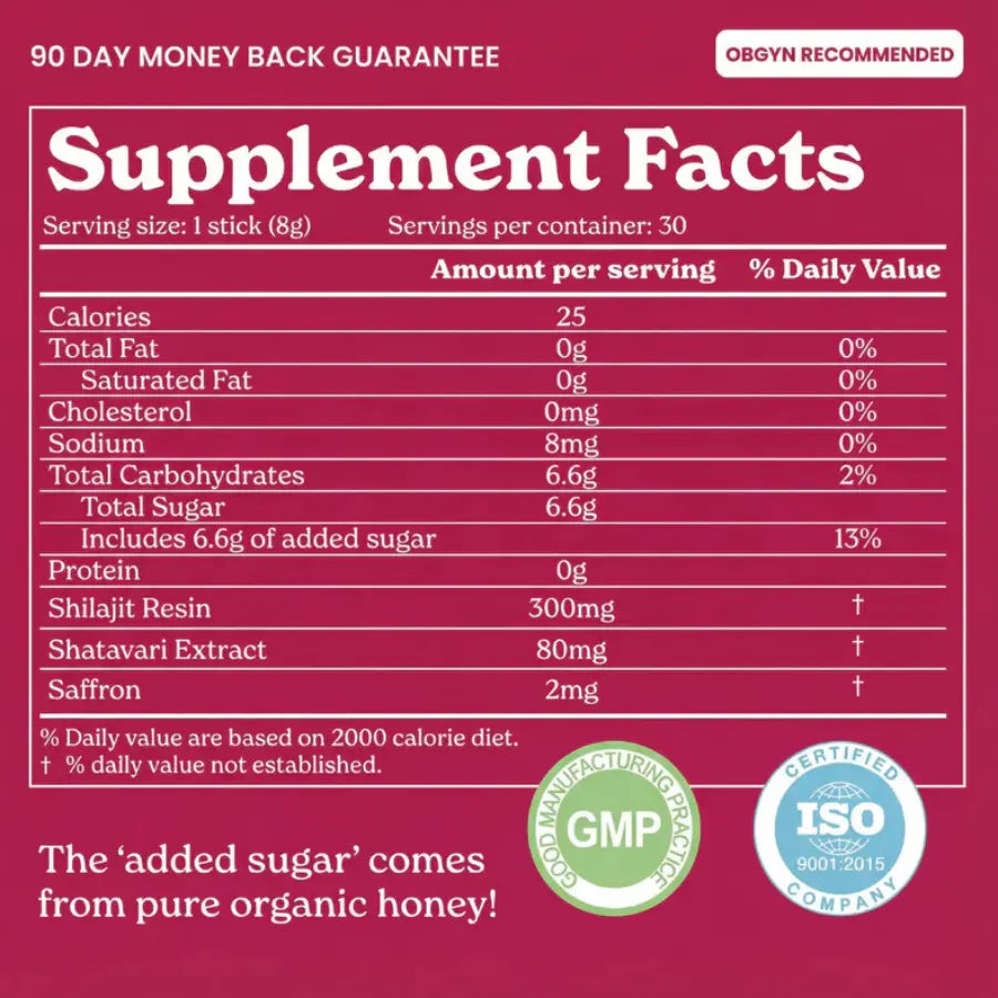 Lorivana She-Lajit Honey Sticks