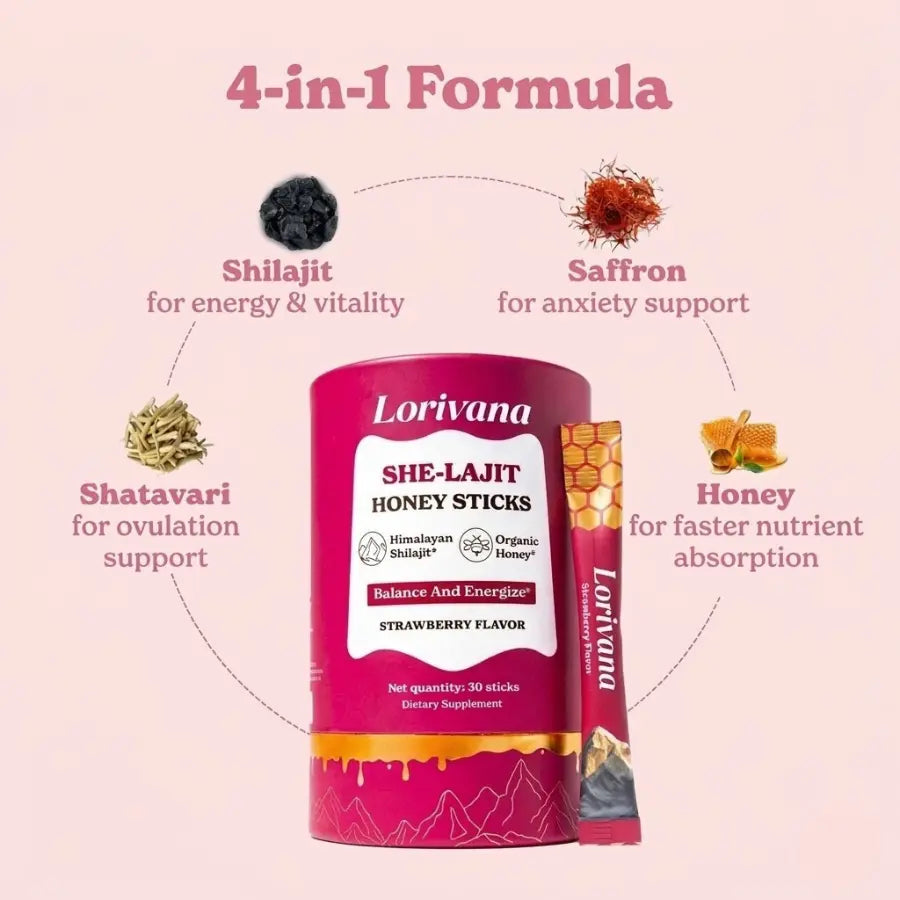 Lorivana She-Lajit Honey Sticks