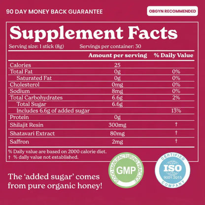 Lorivana She-Lajit Honey Sticks